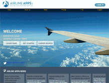 Tablet Screenshot of airlineapps.com